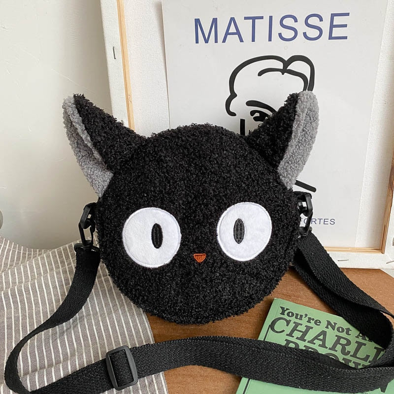 Black Crossbody Cat Purse