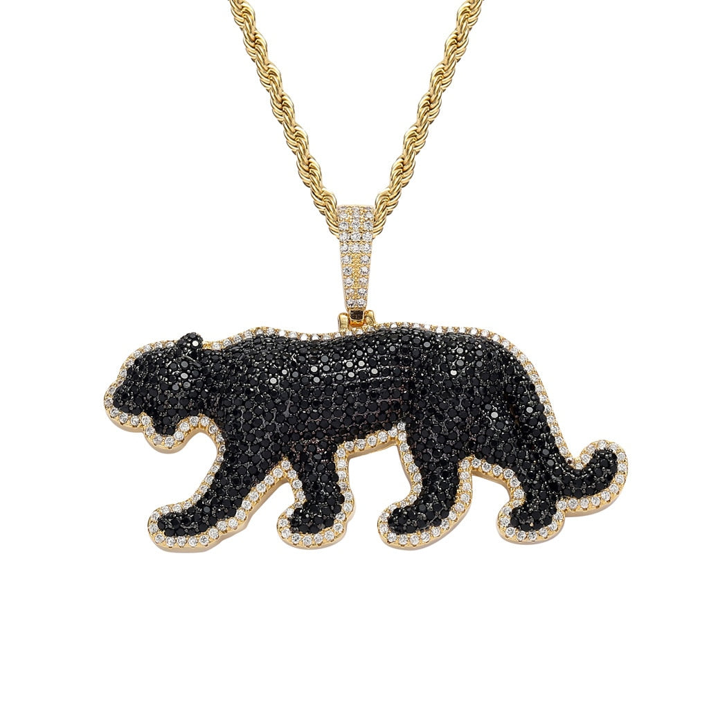 Black Panther Cat Necklace