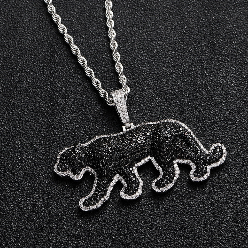 Black Panther Cat Necklace