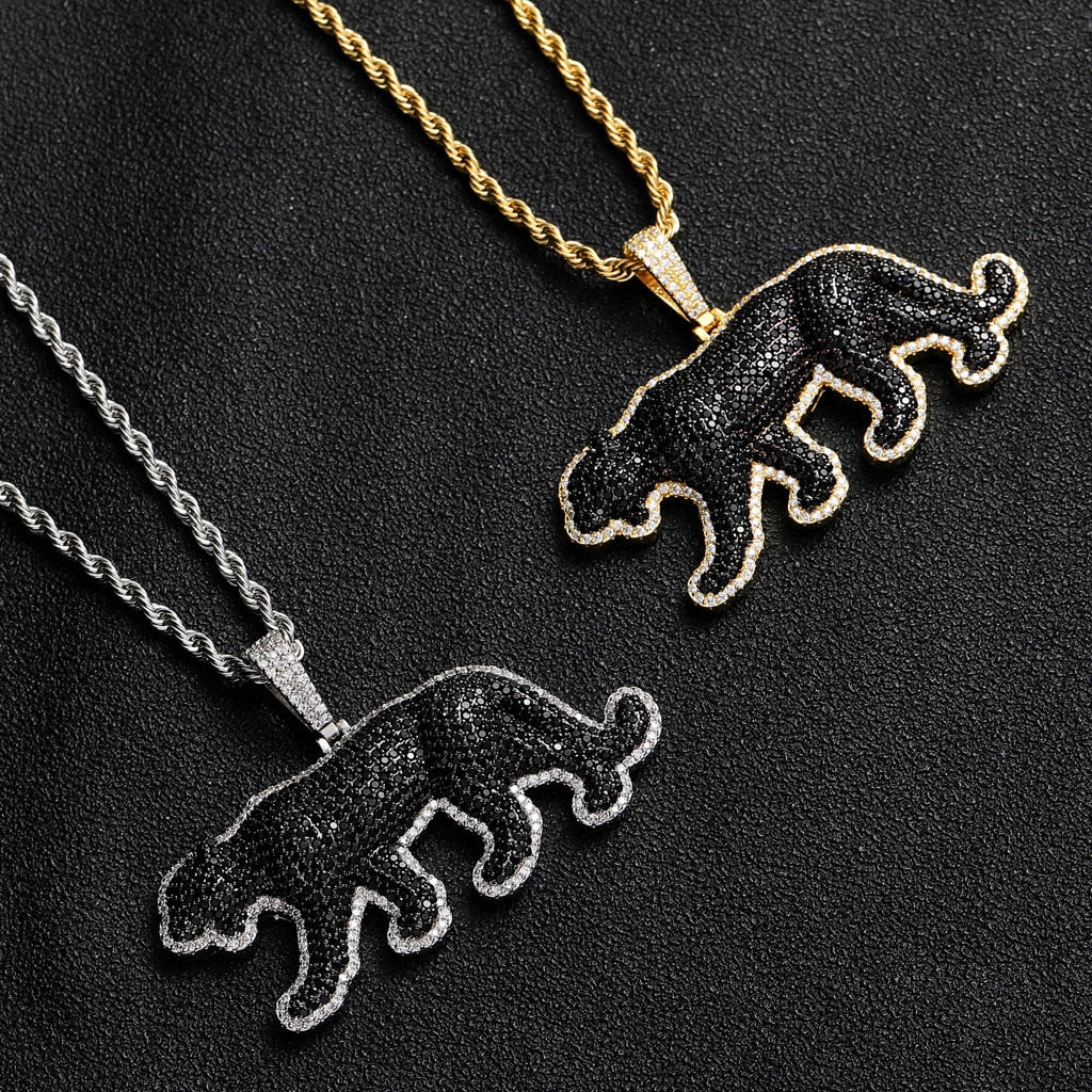 Black Panther Cat Necklace
