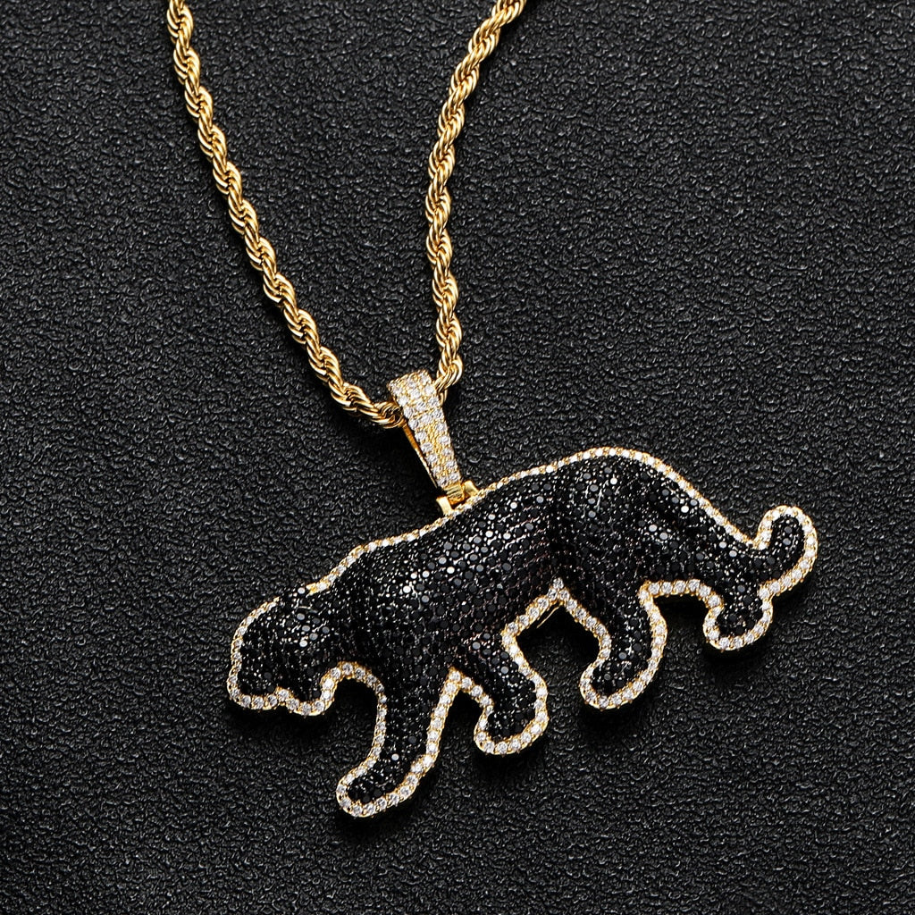 Black Panther Cat Necklace