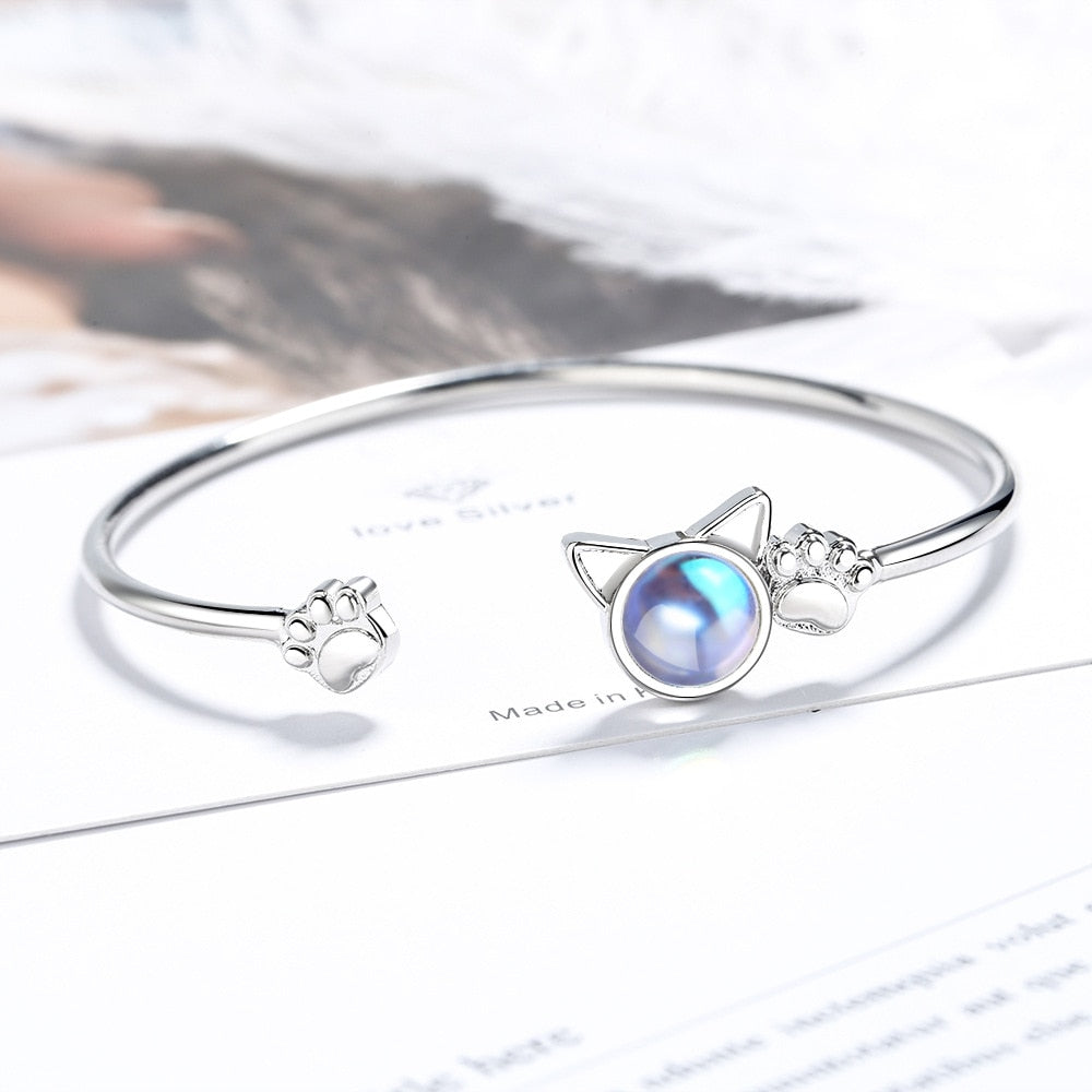 Blue Cats Eye Bracelet