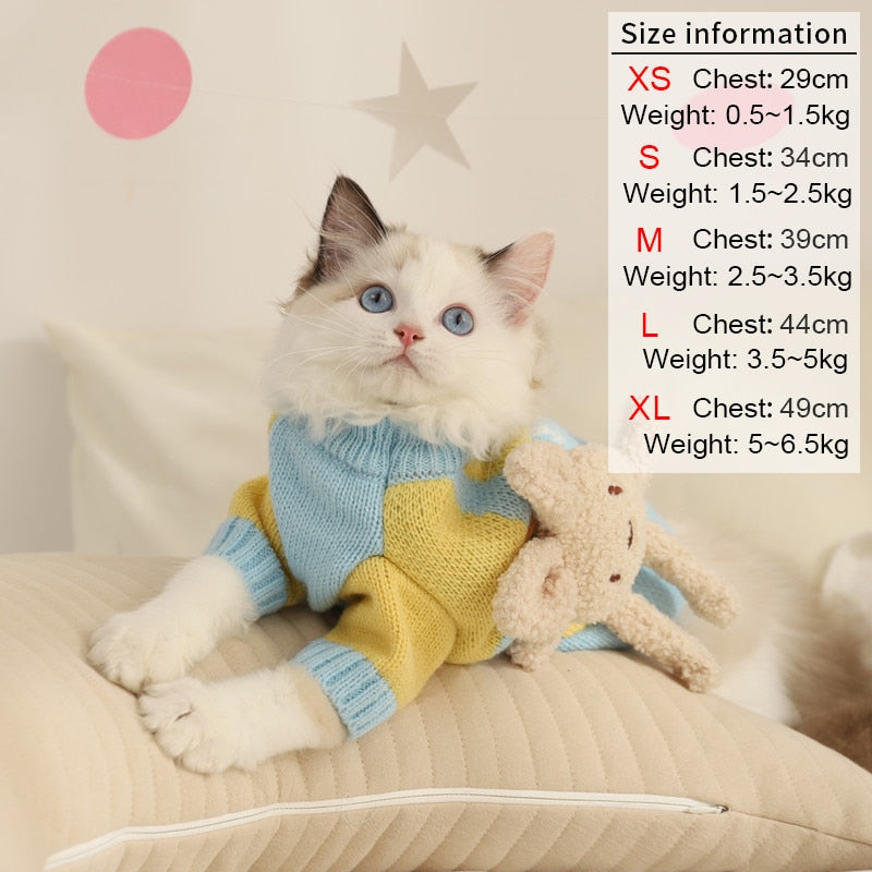 Blue Clothes for Cats