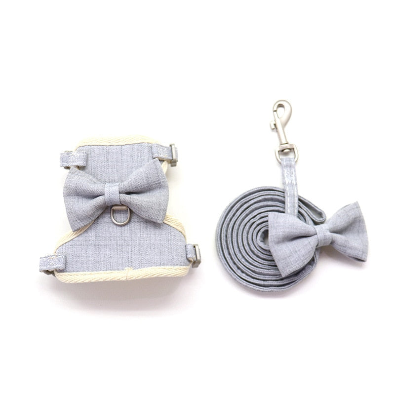 Bow Cat Collar and Leash