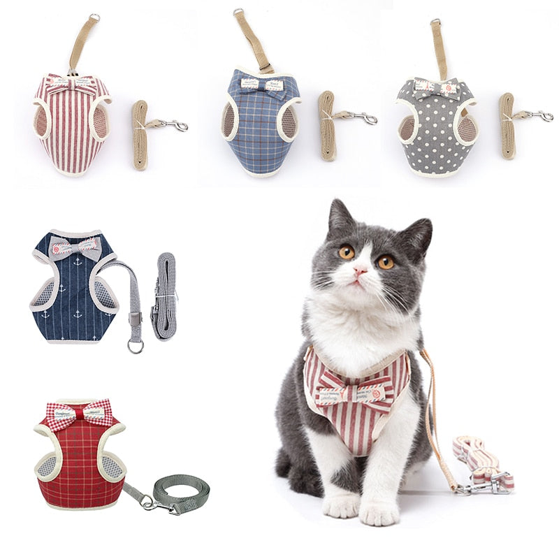 Bowknot Cat Harnesses