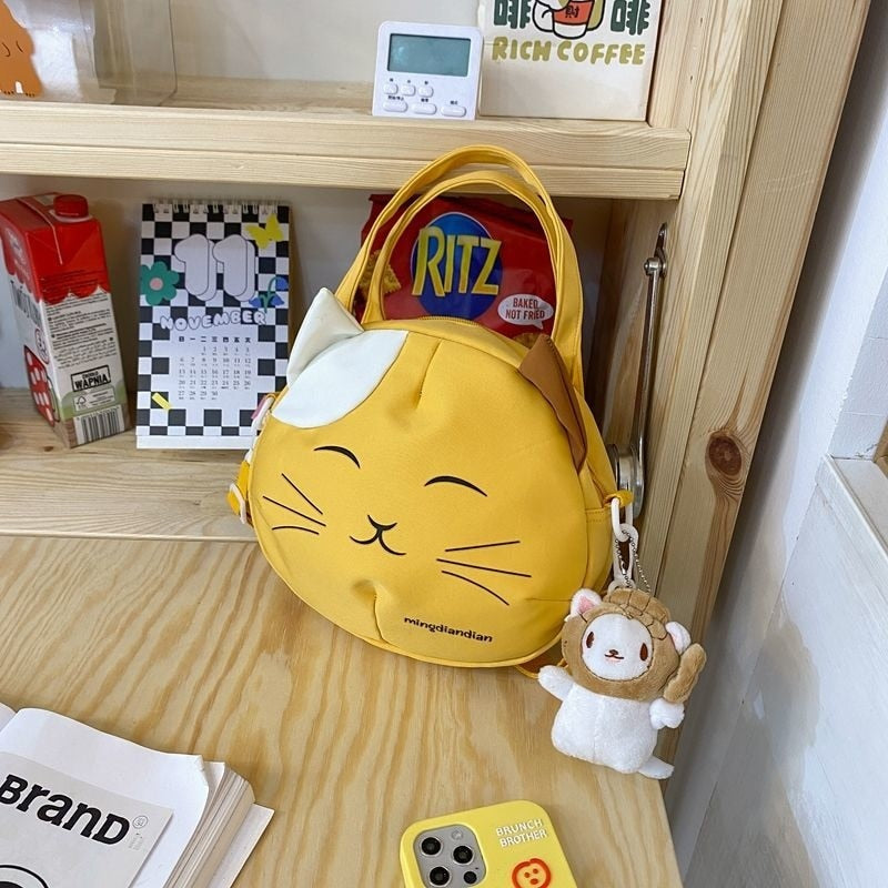 Canvas Cat Handbag