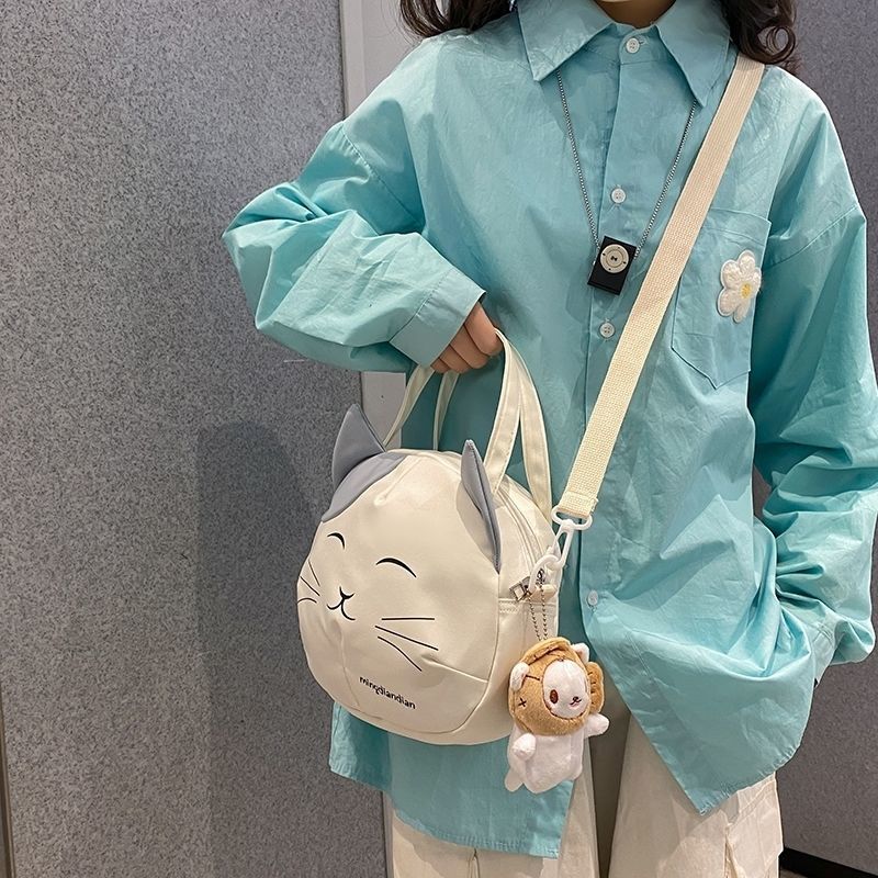 Canvas Cat Handbag