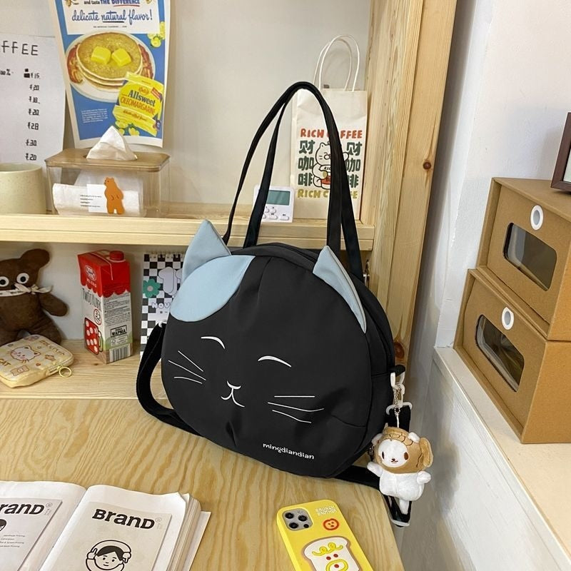 Canvas Cat Handbag