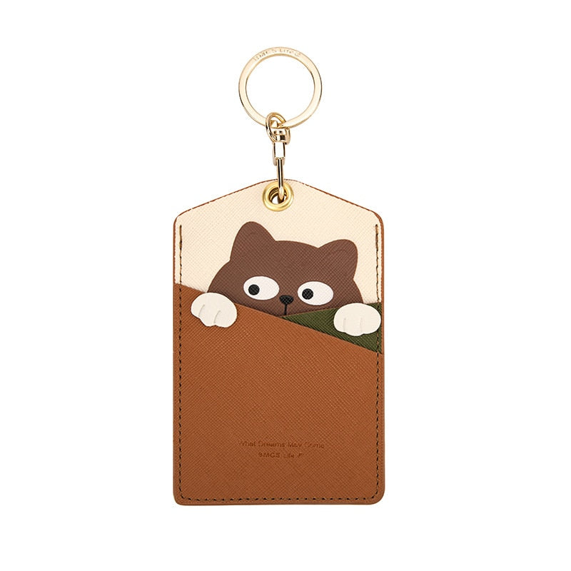 Card Holder Cat Keychain