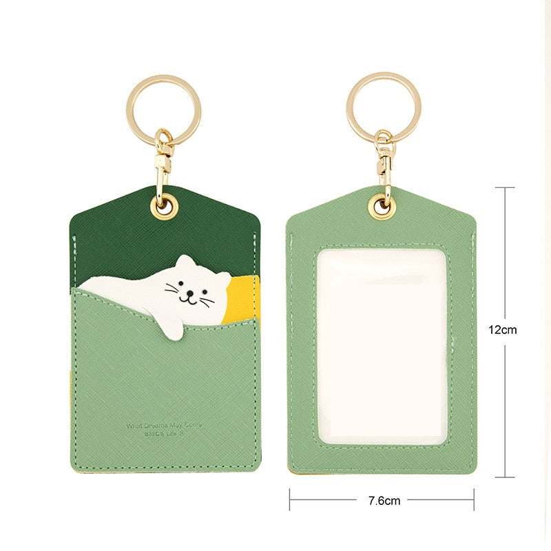 Card Holder Cat Keychain