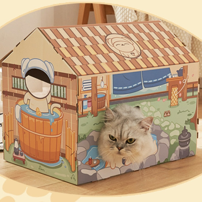 Cardboard Cat Bed