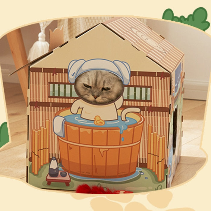 Cardboard Cat Bed