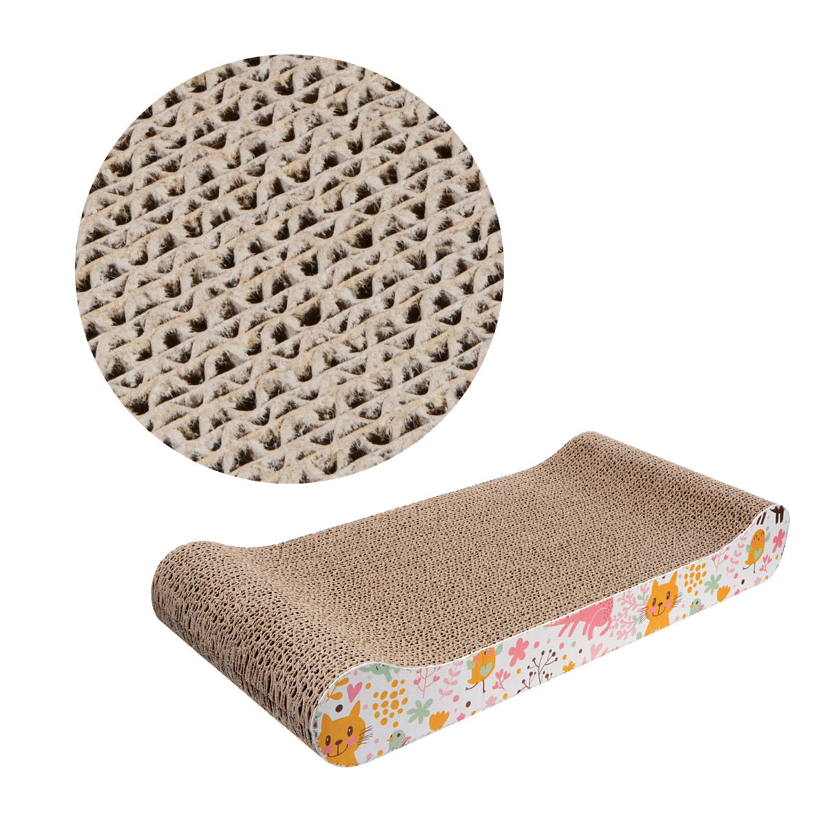 Cardboard Cat Scratcher Post