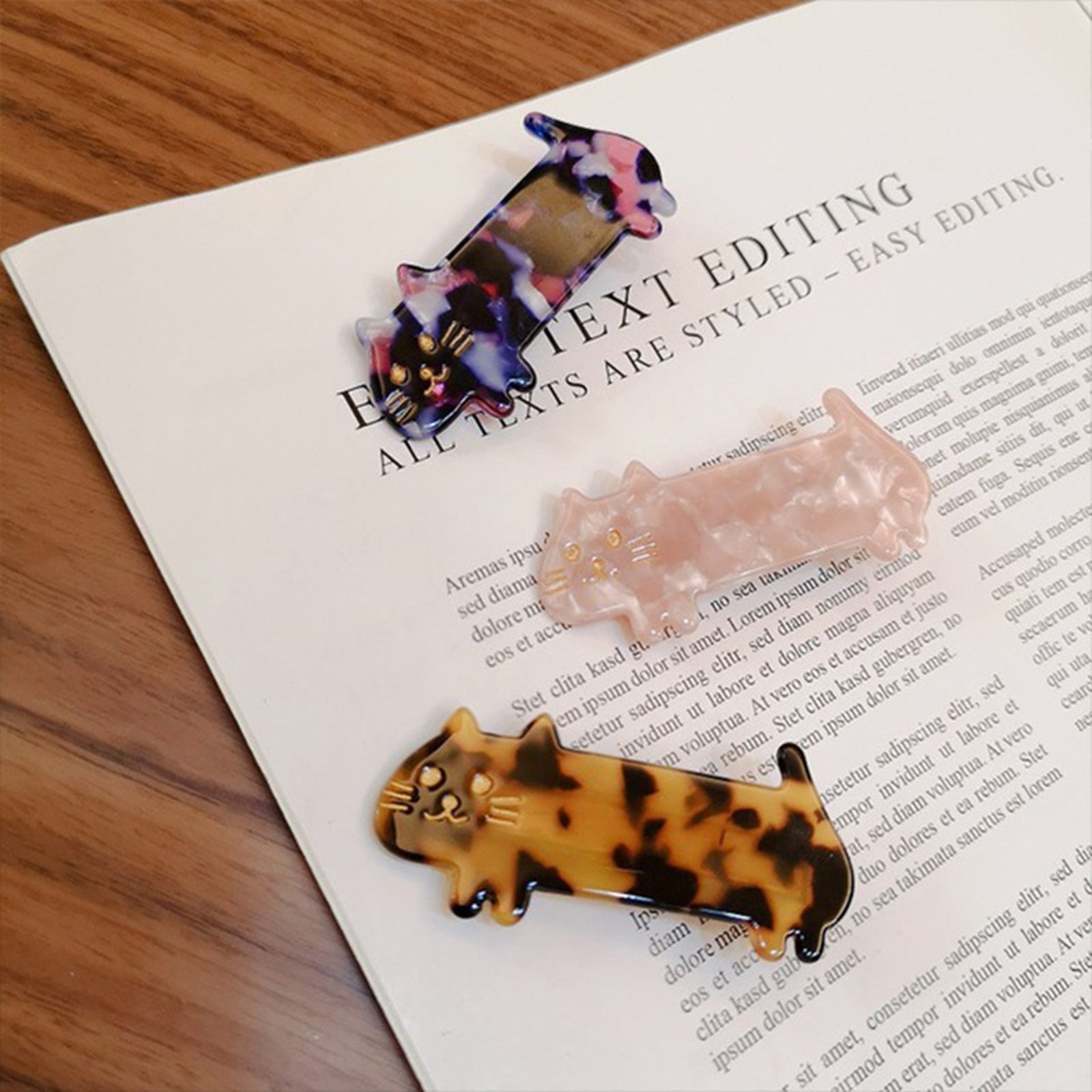 Cartoon Cat Hair Clip