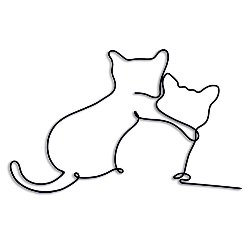 Cat and Dog Wall Art