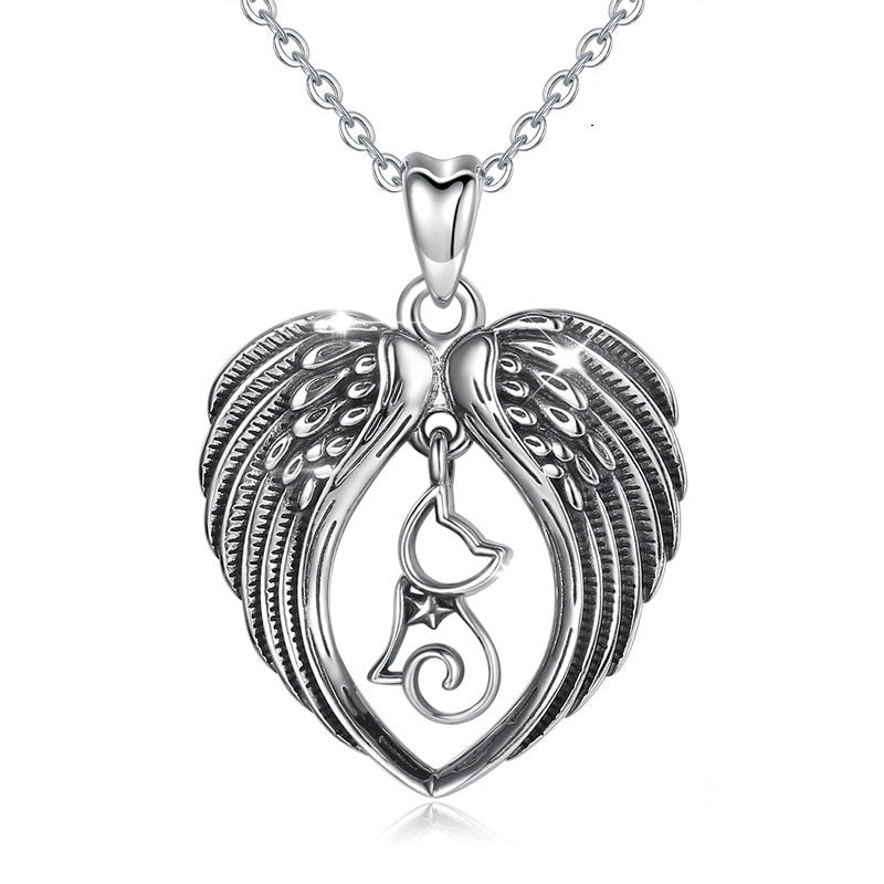 Cat Angel Necklace