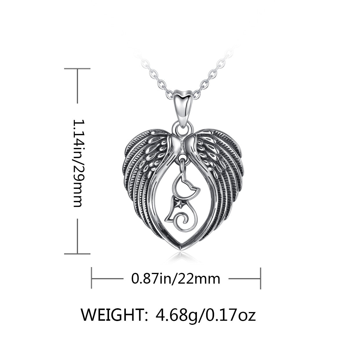 Cat Angel Necklace