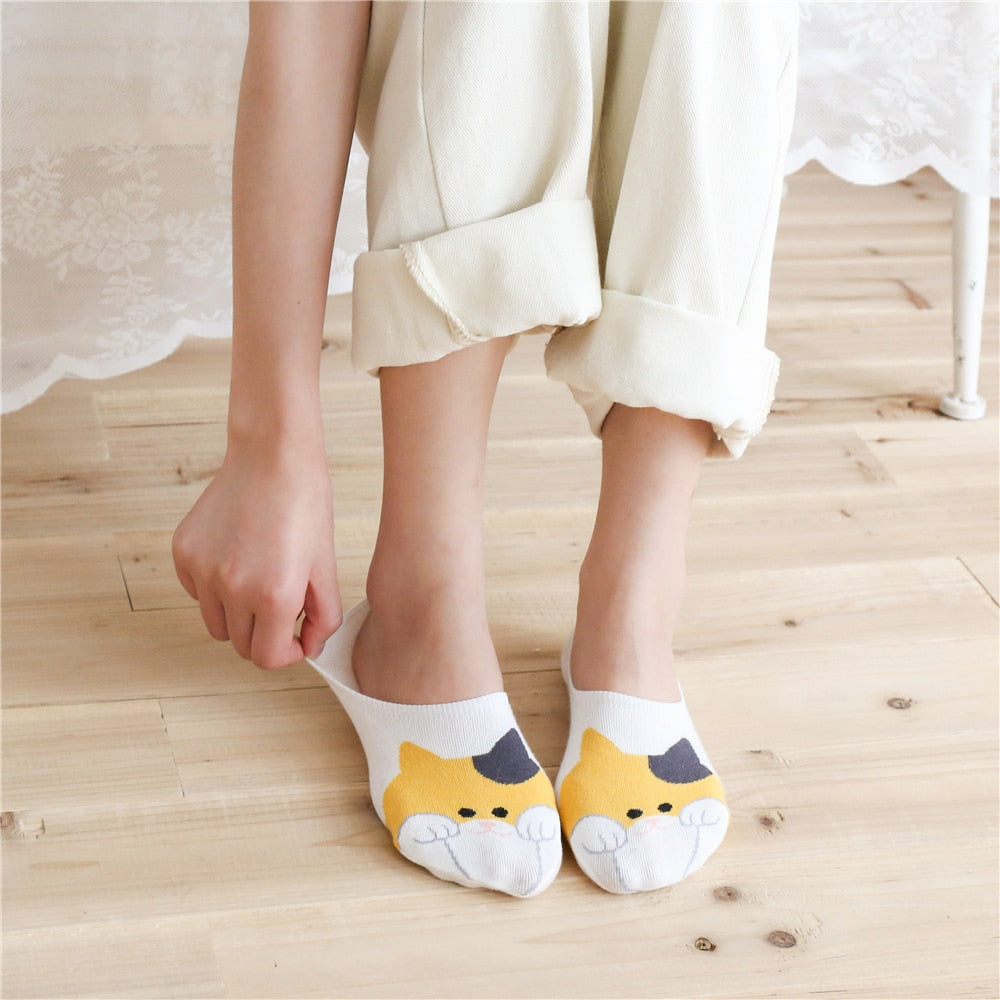 Cat Ankle Socks
