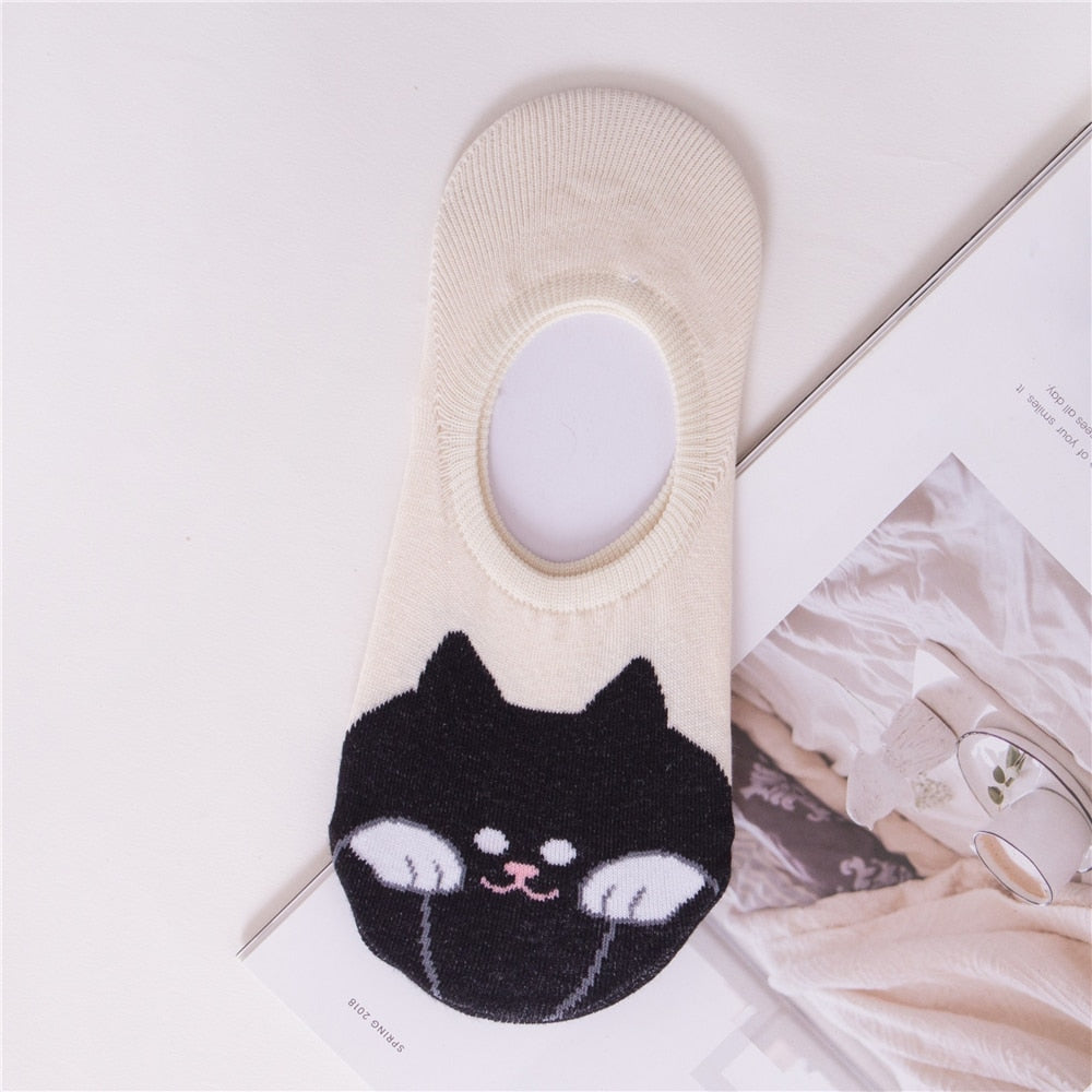 Cat Ankle Socks