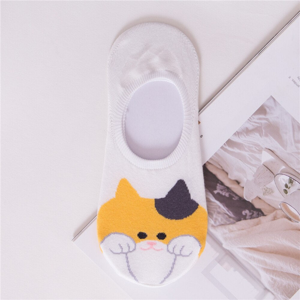 Cat Ankle Socks