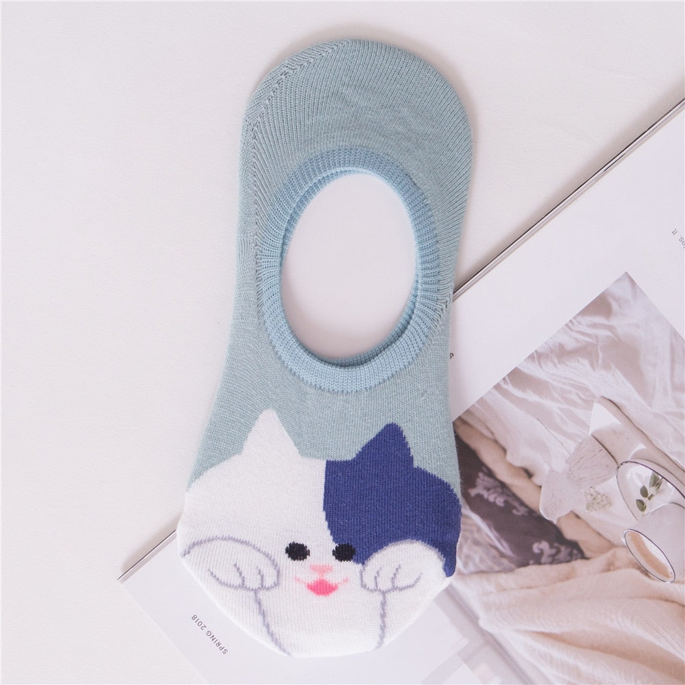 Cat Ankle Socks