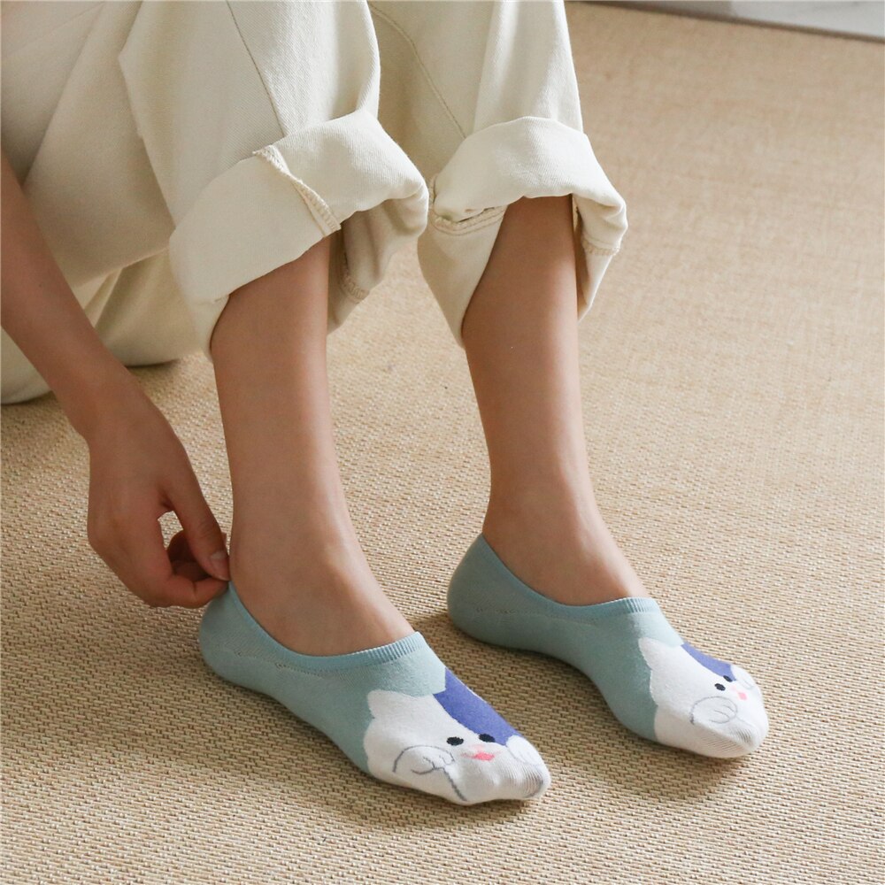 Cat Ankle Socks