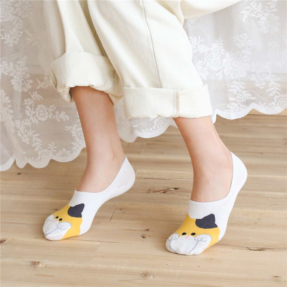 Cat Ankle Socks