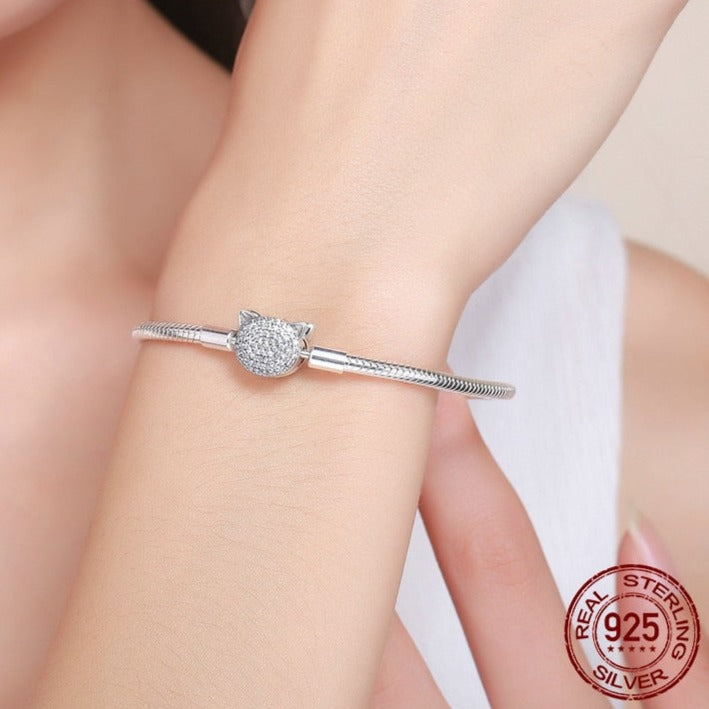 Cat Bangle Bracelet