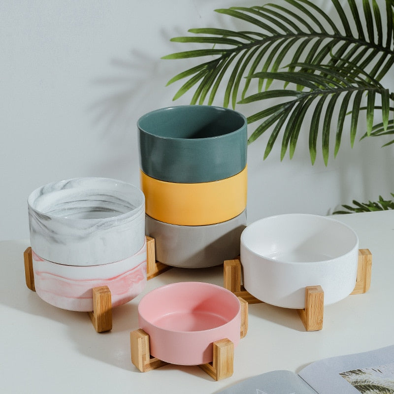 Cat Bowl Stand