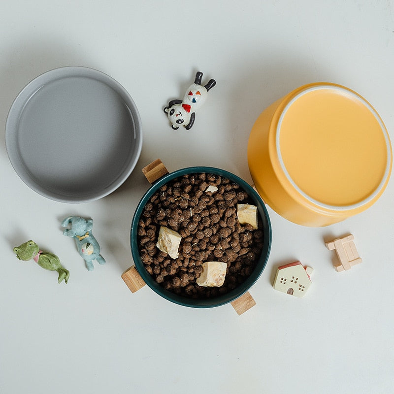 Cat Bowl Stand