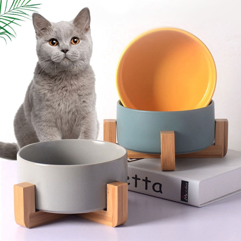 Cat Bowl Stand