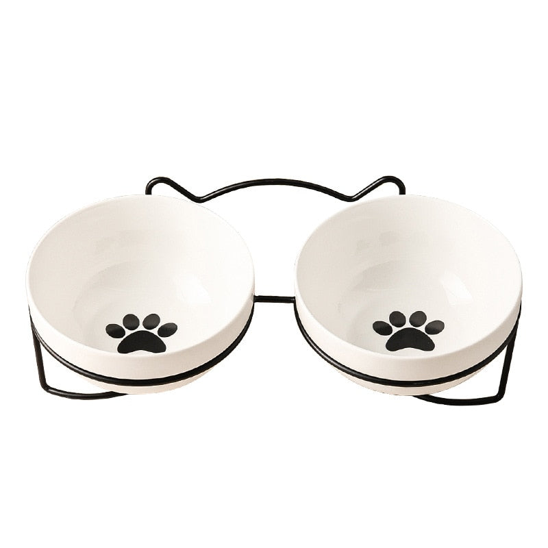 Cat Bowls with Stand