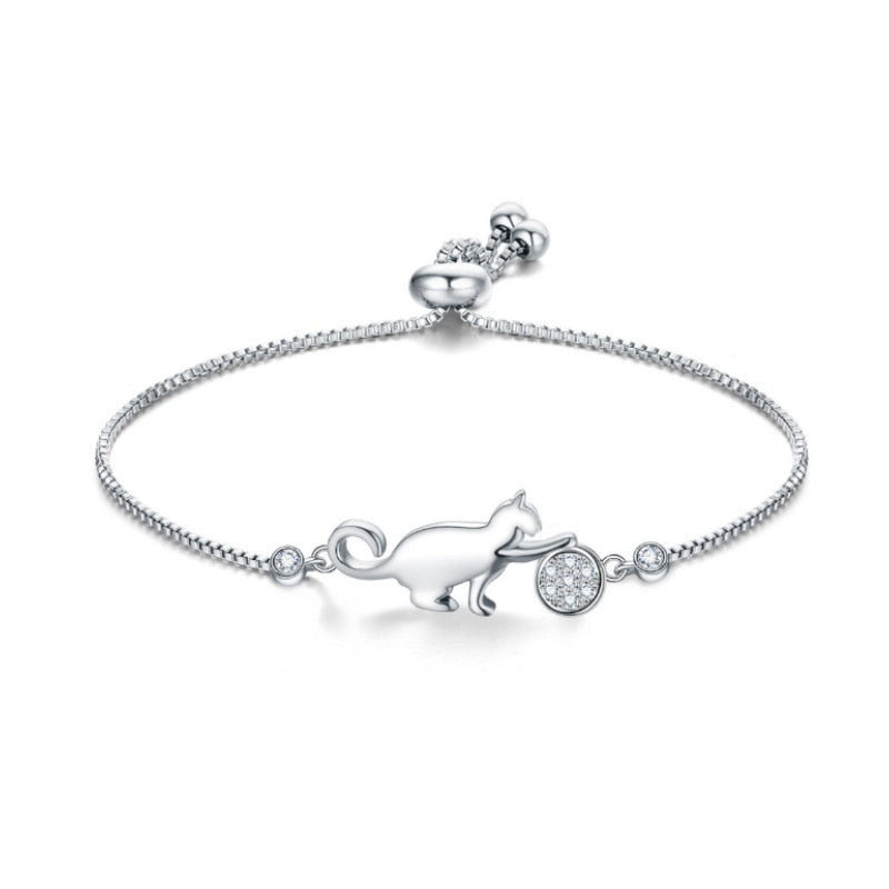 Cat Bracelet Silver