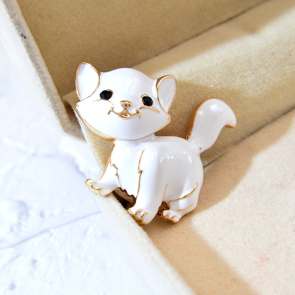 Cat Brooch Pin