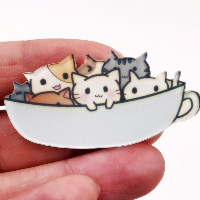 Cat bucket pins