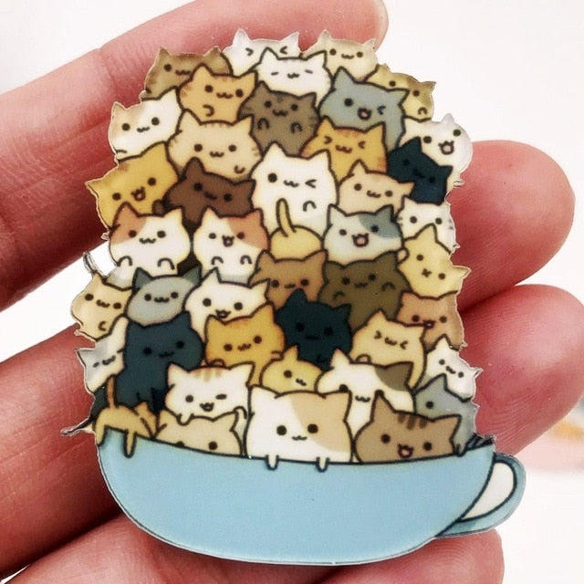 Cat bucket pins