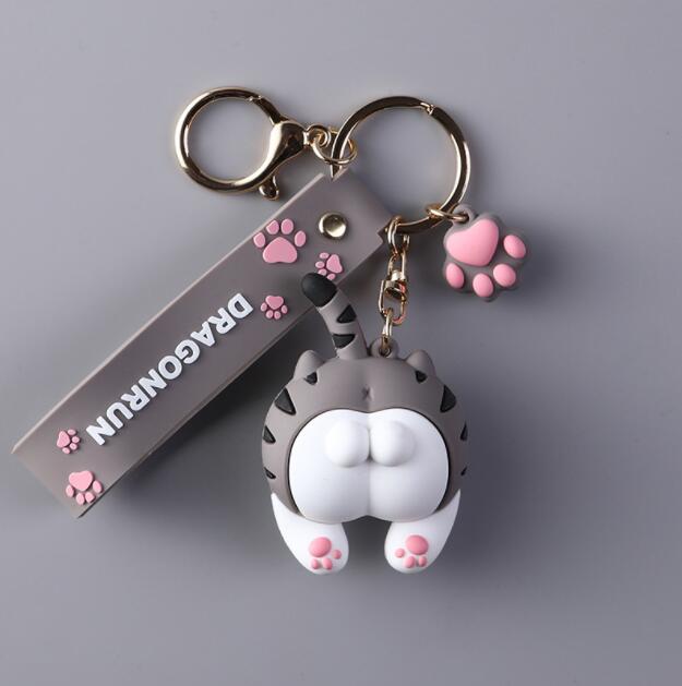 Cat Butt Keychain