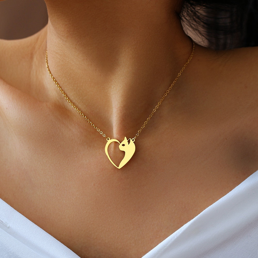 Cat Charm Necklace