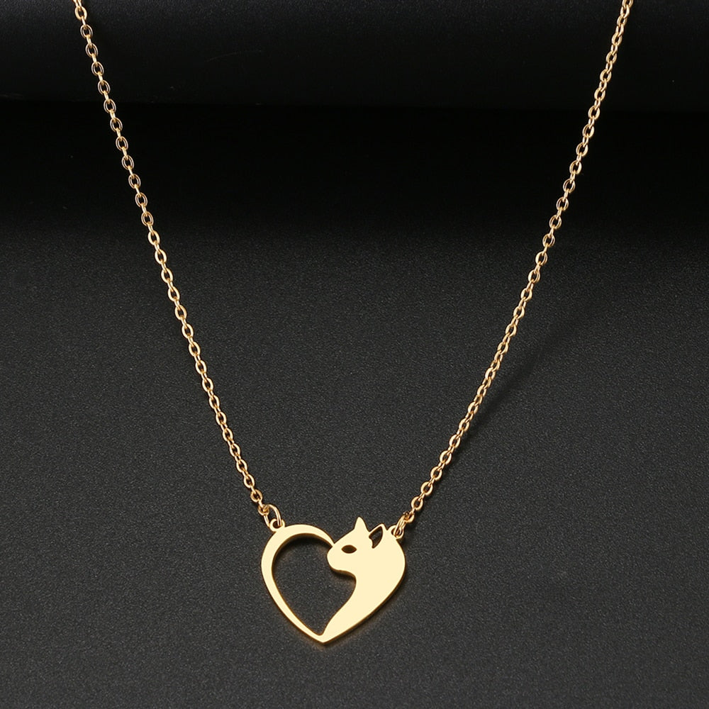 Cat Charm Necklace