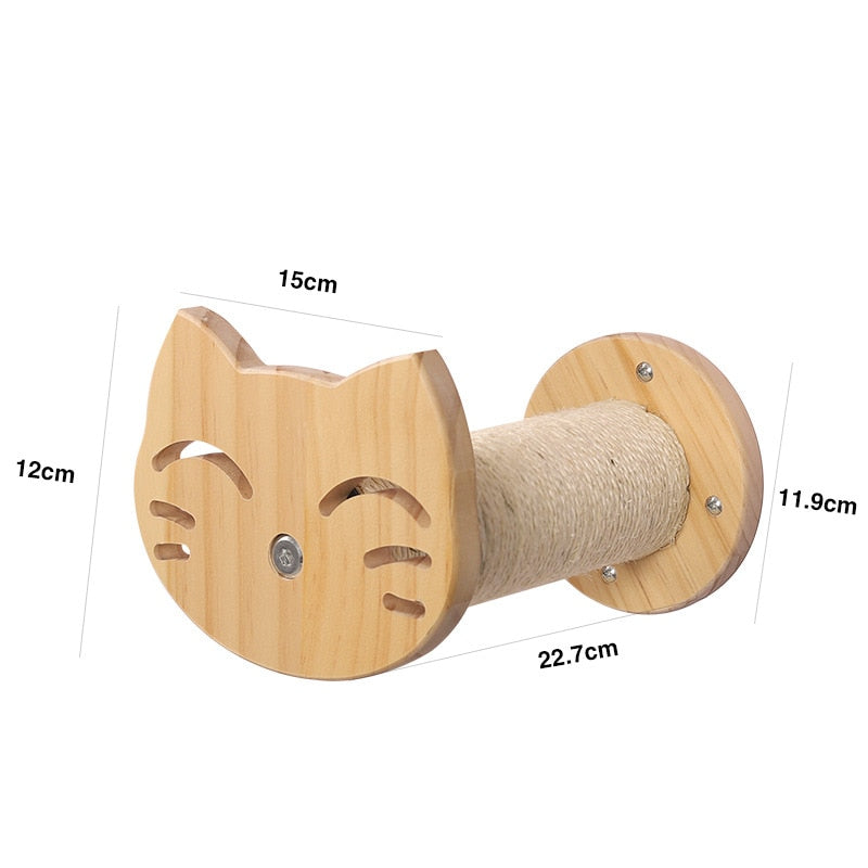 Cat Climbing Wall Platform