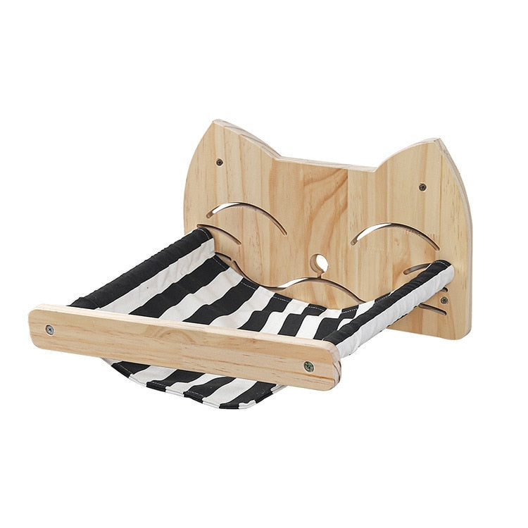 Cat Climbing Wall Platform