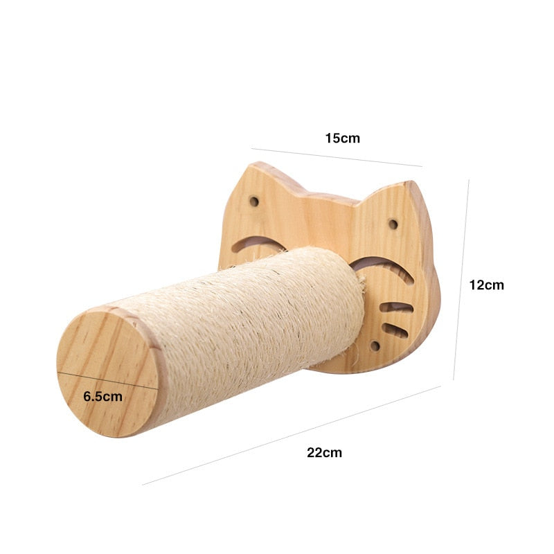 Cat Climbing Wall Platform
