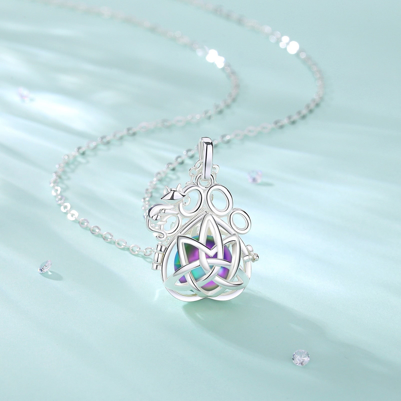 Cat Cremation Necklace