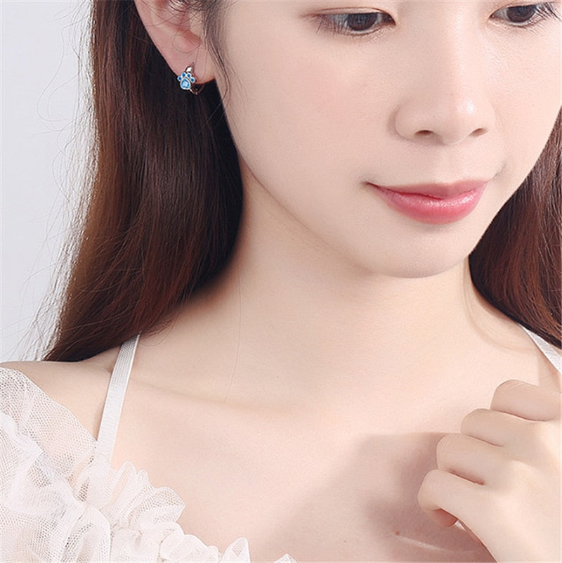 Cat Diamond Earrings