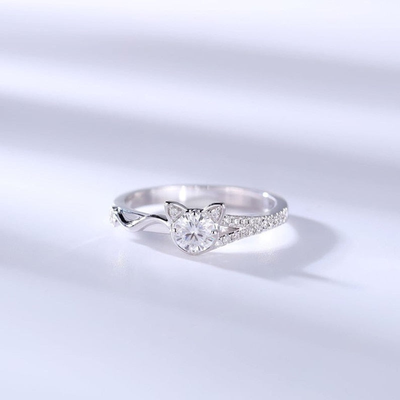 Cat Diamond Ring