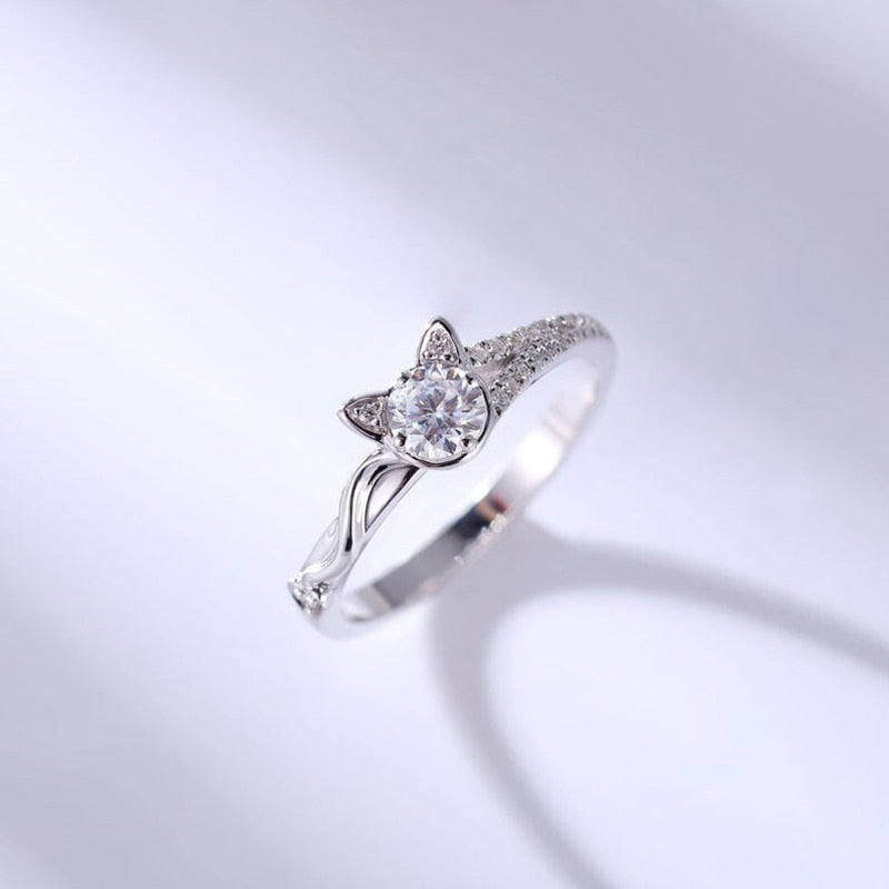 Cat Diamond Ring