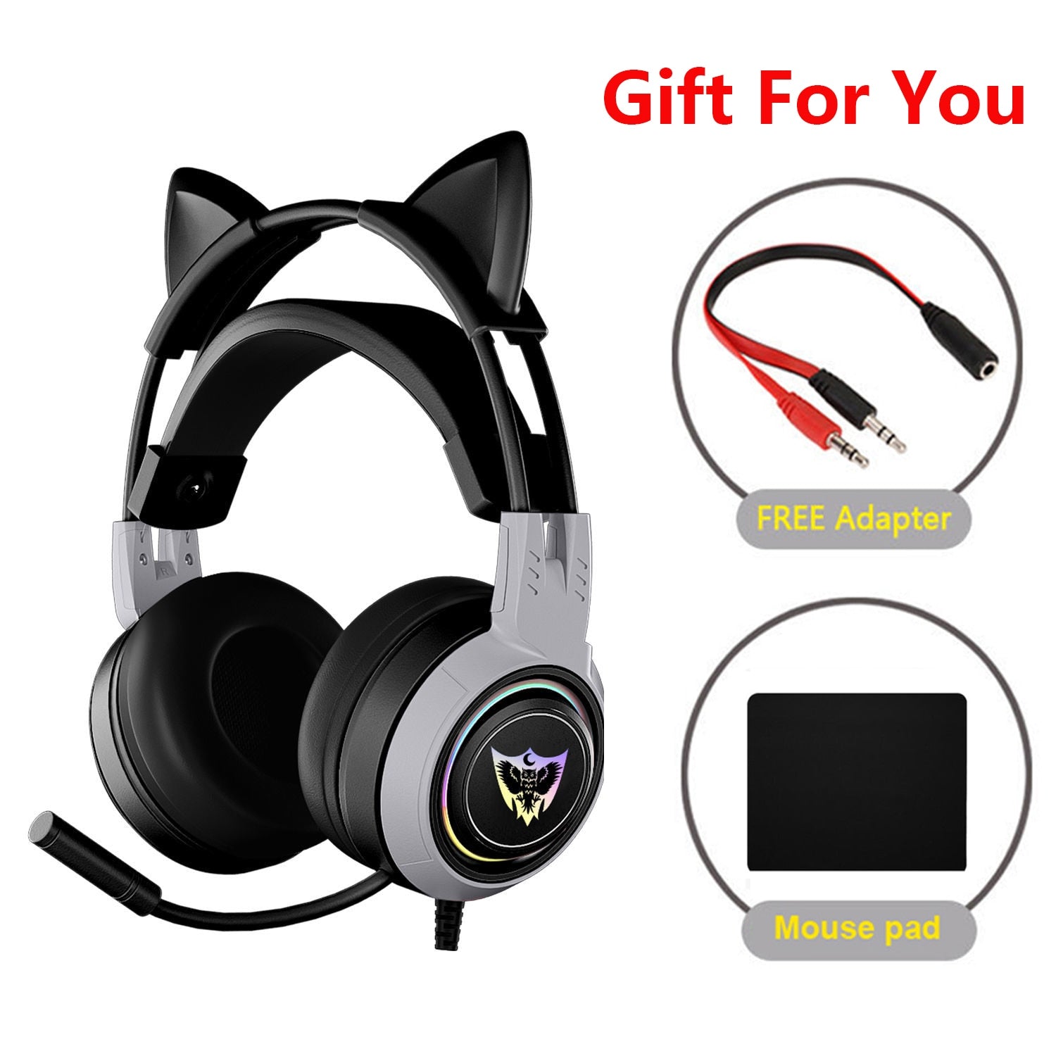 Cat Ear Gaming Headphones