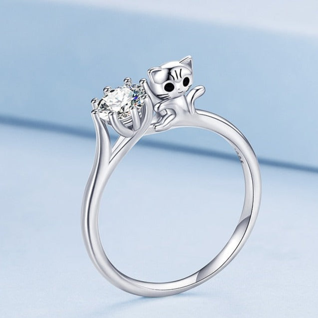 Cat Engagement Ring
