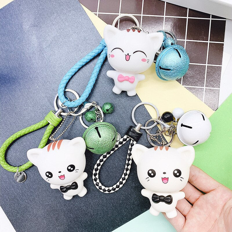 Cat Face Keychain