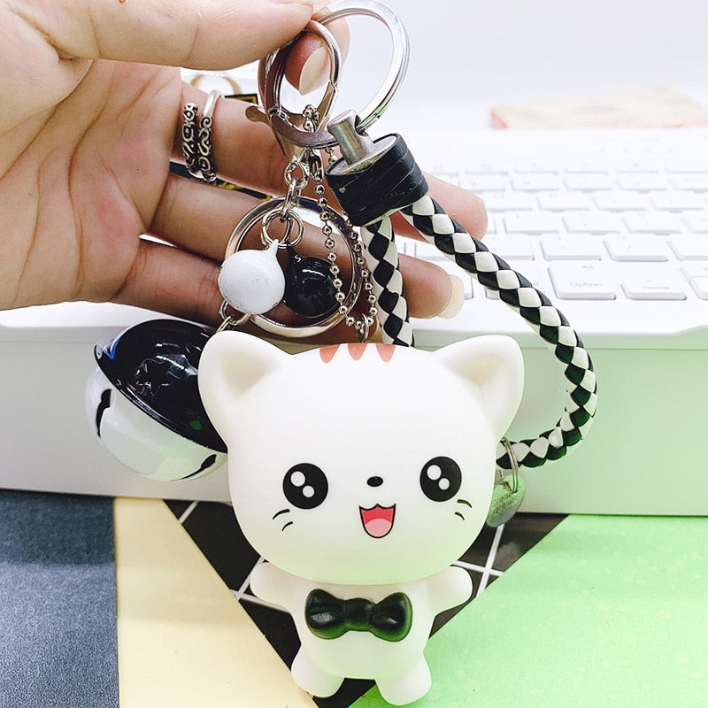 Cat Face Keychain